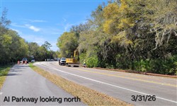 AIP Trail and road closed